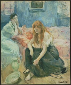 Two Women at Their Toilette by Berthe Morisot