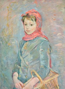 Little Girl Carrying a Basket by Berthe Morisot