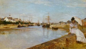 The Harbor at Lorient by Berthe Morisot