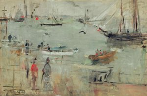 Harbor Scene, Isle of Wight by Berthe Morisot