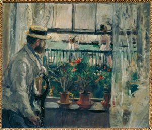 Interior, Isle of Wight by Berthe Morisot