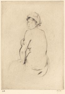 Nude by Berthe Morisot