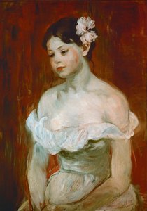 Portrait of a Young Woman by Berthe Morisot