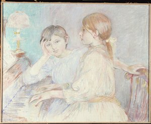 The Piano by Berthe Morisot