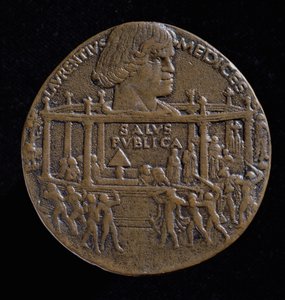 Medal with the head of Lorenzo De