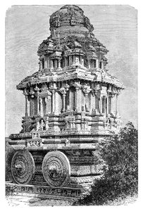 Ruins of a Temple in Hampi, India
