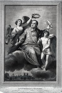 Apotheosis of Handel, 1787 by Biagio Rebecca