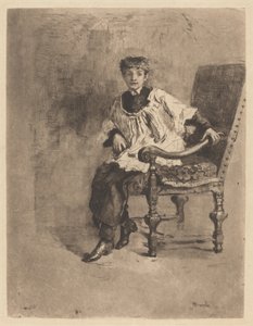 Seated Acolyte, c. 1872 by Bianchi Mose