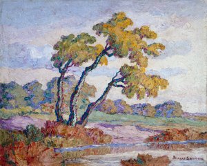Kansas Landscape by Birger Sandzen