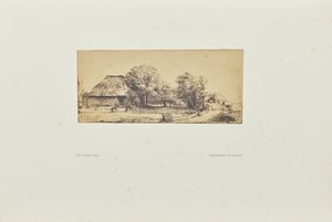 Orchard with Barn by Bisson Frères