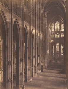 Rouen, Interior of Saint-Ouen Church by Bisson Frères