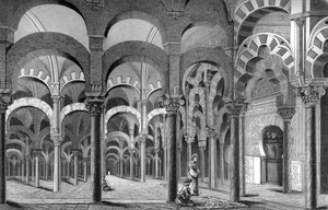The Mezquita, Córdoba, Spain, 1849