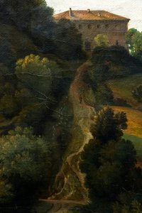 The Villa Madame in Rome (detail) by Blaise-Alexandre Desgoffe