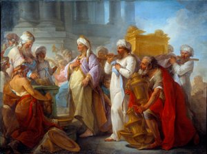 Solomon in Front of the Ark of the Covenant by Blaise Nicolas Le Sueur