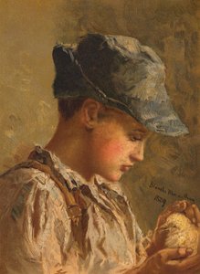 Boy with a Bird by Blanche F. MacArthur