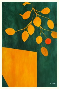 Abstract Leaves Branch