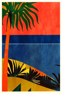 Tropical Palm Sunset