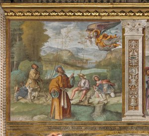 Central Aisle, First North Span, Announcement to Gioacchino, Boccaccio Boccaccino 1514-15