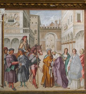 The Meeting of St Joaquin and St Anne by Boccaccio Boccaccino