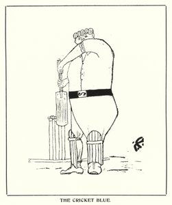 Oxford Quips: The Cricket Blue by Bohun Lynch