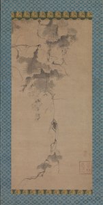 Cicada on a Grapevine, late 14th century by Bokurin Guan
