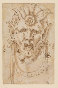 Grotesque Mask, 17th Century by Bolognese School