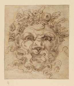 Grotesque Mask by Bolognese School