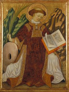 Saint Vincent of Saragossa (4th century) by Bonanat Zaortiga