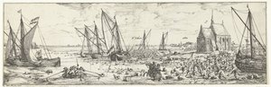 Failed Attack on Fort Kallo, 1638 by Bonaventura Peeters (I)