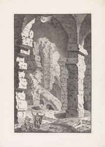 Musician Shepherd Among Ruins