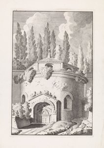 Ruins of a Roman Round Temple by Bonaventura van Overbeek