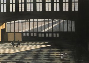 Chess Players In Sunlight by Borgenhag Holmqvist