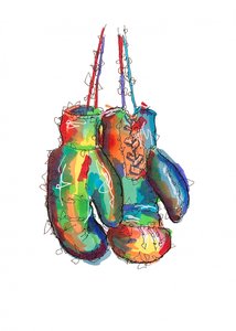 Colorful Boxing Gloves by Borgenhag Holmqvist