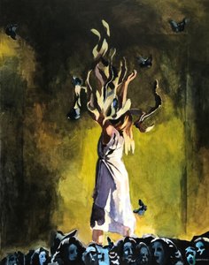 Mystical Woman Transformation by Borgenhag Holmqvist