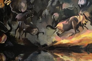 Wildebeest River Crossing by Borgenhag Holmqvist