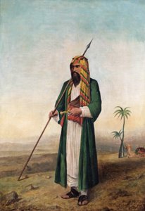 Sir Richard Burton in Arab Dress
