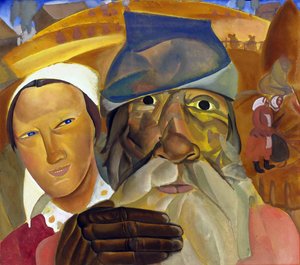 Faces of Russia by Boris Dmitryevich Grigoriev by Boris Dmitrievich Grigoriev