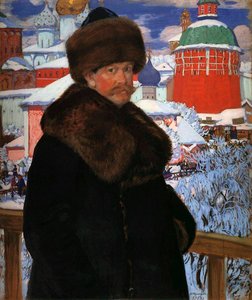 Self-Portrait, 1912 by Boris Mikhailovich Kustodiev