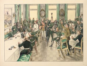 The Traditional Breakfast held to commemorate the Battle of Telish in which the Egerski Guards Regiment took part on 12 October 1877