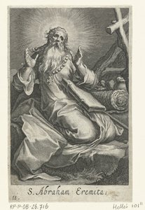 Saint Abraham of Edessa as a Hermit (Sacra Eremus Ascetarvm)