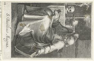 Saint Basil the Great as a Hermit by Boëtius Adamsz. Bolswert