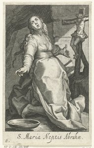 Saint Mary as a Hermit by Boëtius Adamsz. Bolswert