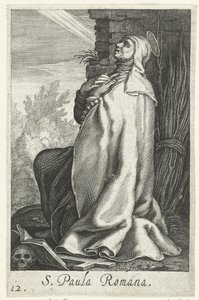Saint Paula of Rome as a Hermit by Boëtius Adamsz. Bolswert