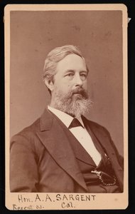 Portrait of Aaron Augustus Sargent, Before 1881 by Brady