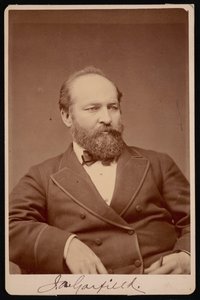 Portrait of James Abram Garfield by Brady
