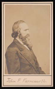 Portrait of John Franklin Farnsworth by Brady