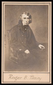 Portrait of Roger Brooke Taney 1777-1864, Before 1864 by Brady