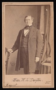 Portrait of William Lewis Dayton 1807-1864, Before 1864