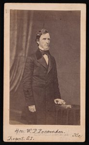 Portrait of William Pitt Fessenden by Brady