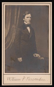 Portrait of William Pitt Fessenden 1806-1869 by Brady